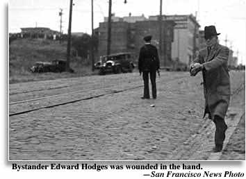 Photograph of bystander shot near Rincon Hill