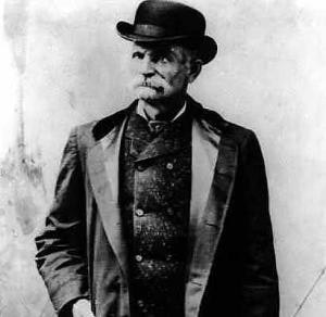 photograph of Black Bart, whose real name was Charles E. Bolton