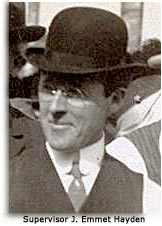 photograph of San Francisco Supervisor J. Emmet Hayden, 1914