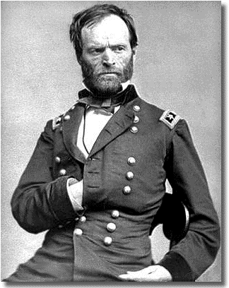 studio protrait of Gen. Sherman